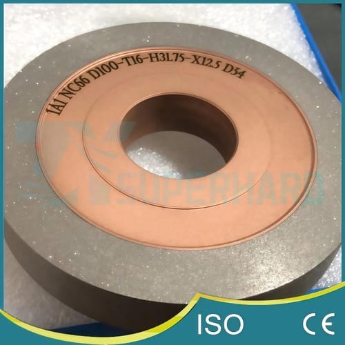 1A1 Hybrid bond diamond and cbn slotting grinding wheels