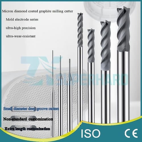 Diamond Coated Graphite Standard Milling Cutter