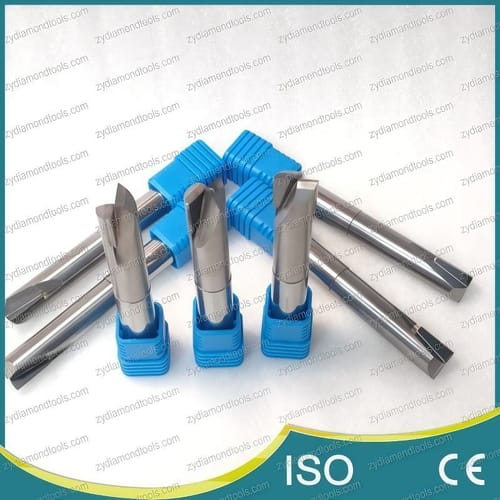 pcd 2 flute center cutting end mill
