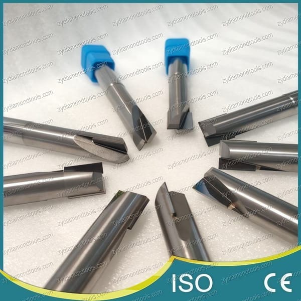 polycrystalline diamond 2 flute center cutting end mill
