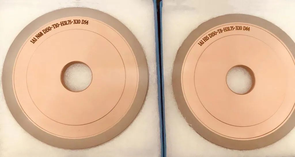 1A1 Hybrid bond diamond slotting wheels