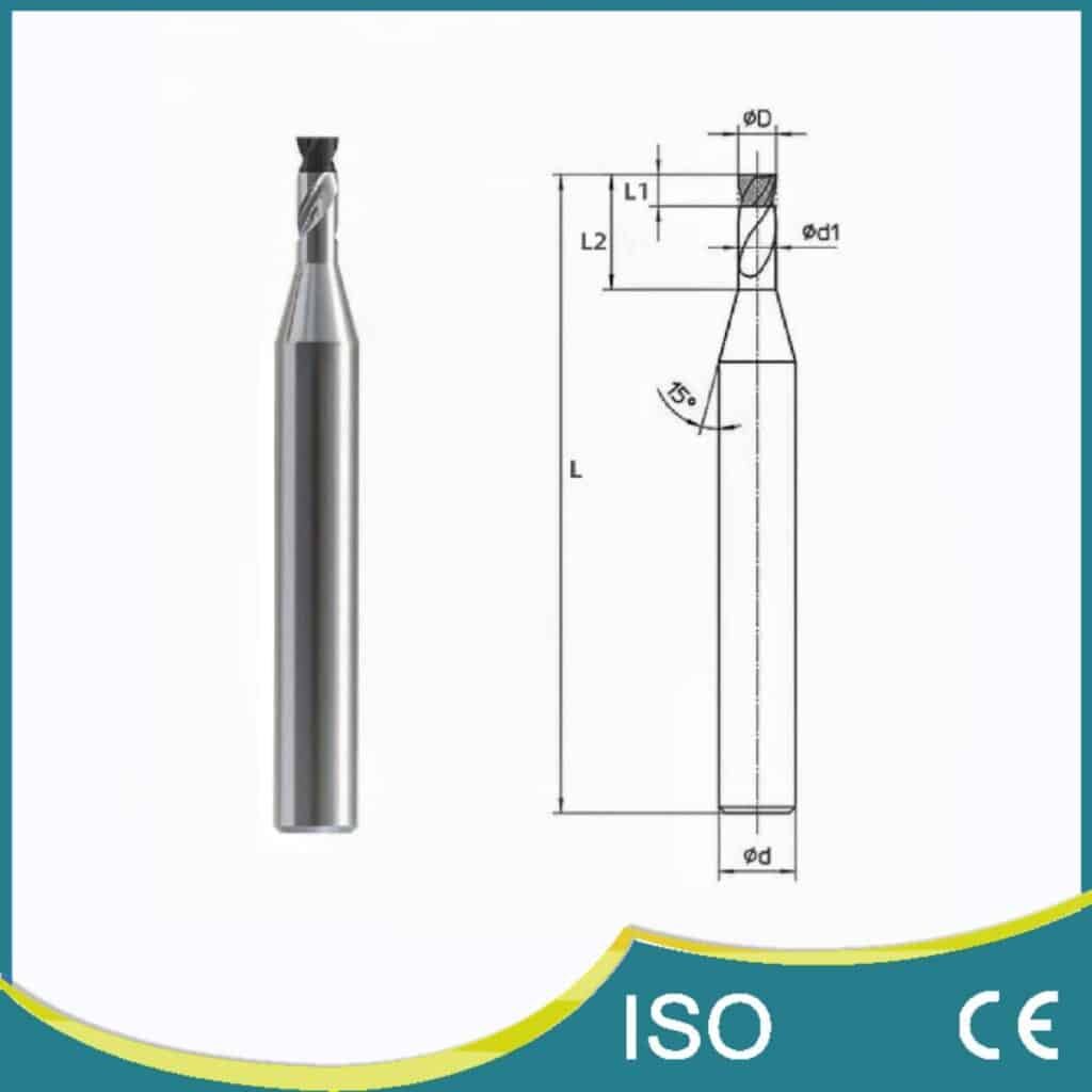 PCD Spiral Milling Cutter