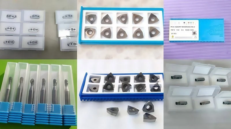 Several types of PCD tools