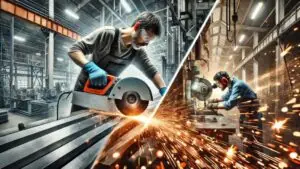 cutting and grinding