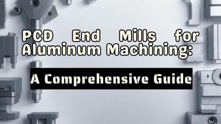 pcd end mills for aluminum machining