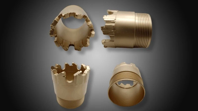 diamond crown core drilling bit