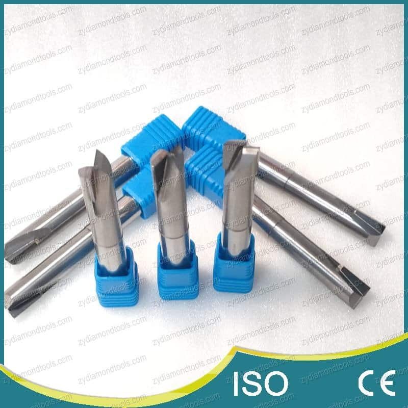 pcd 2 flute center cutting end mill