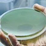 diamond coated semiconductor wafer