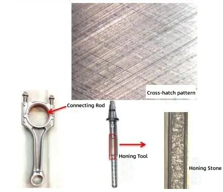 honing process for engine connecting rod