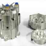 machined aluminum scroll compressor parts