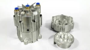machined aluminum scroll compressor parts