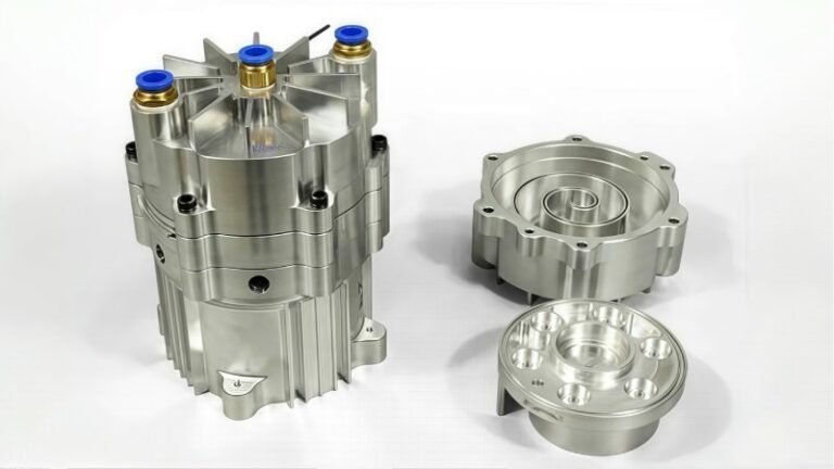 machined aluminum scroll compressor parts