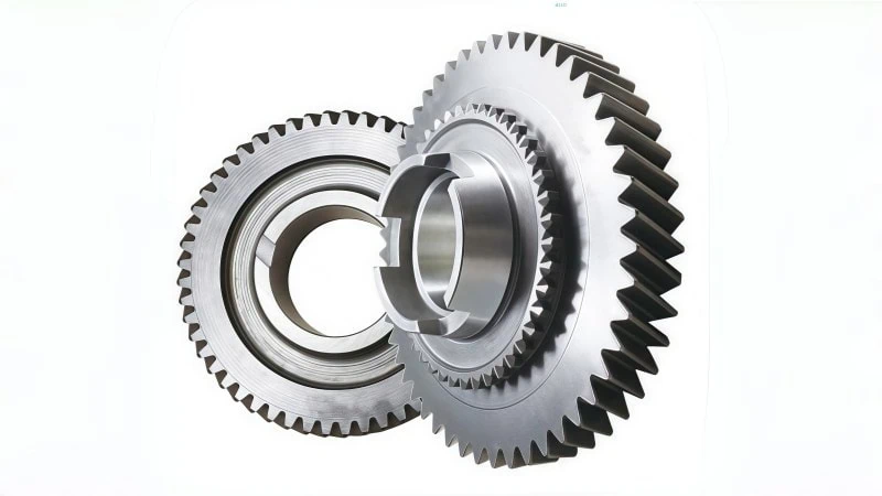 finished transmission gears samples processed by hard turning