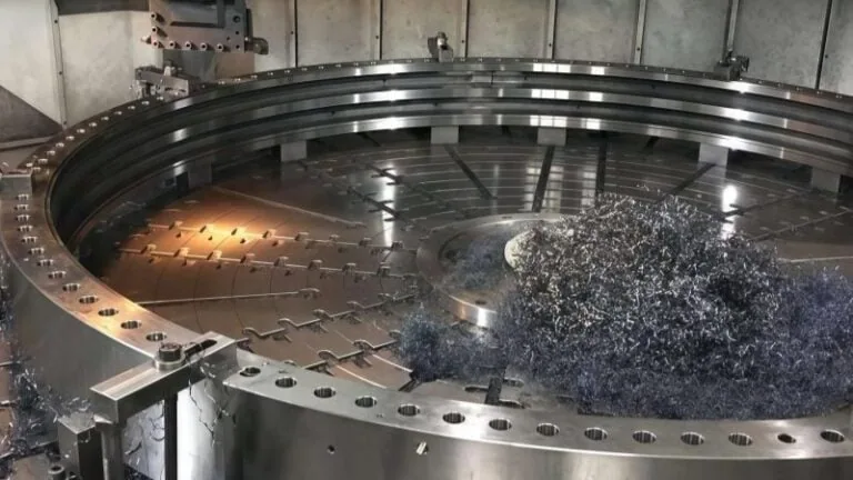 machining slewing bearings with cbn