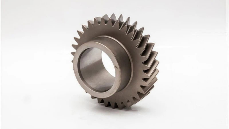 transmission gears face surface detail showing high precision finish