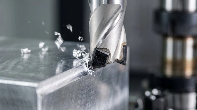 macro view of pcd cutting edge precision