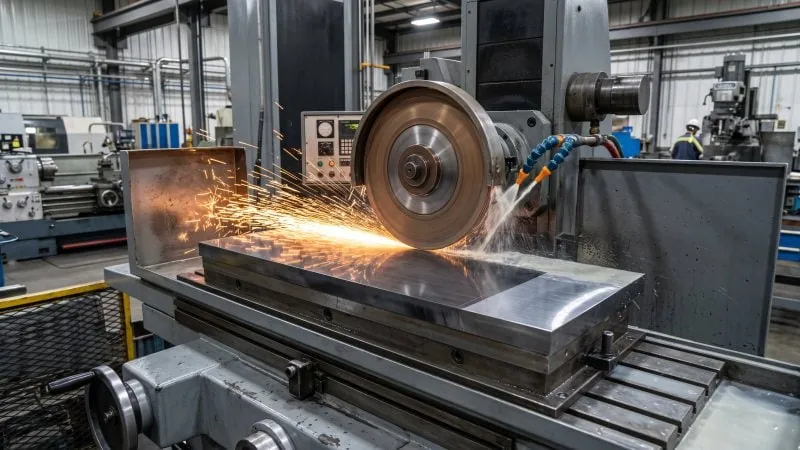 surface grinding machine broad contact area